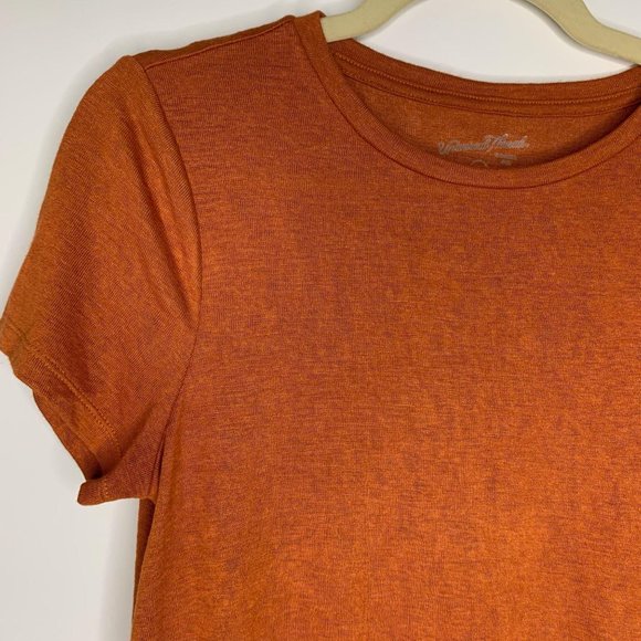 Universal Thread Spice Orange Basic‎ SideTie Tee Sm - Picture 3 of 6